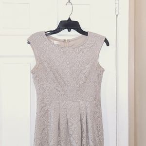 London Times Ivory Lace Dress